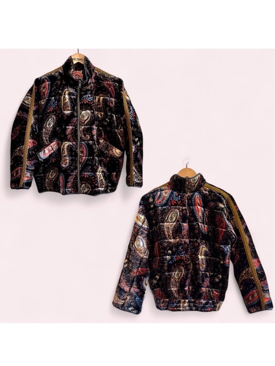 Johnny Was Dolman Quilted Velvet Jacket - Picture 3 of 16